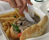 グリル・アヒ・サンドイッチ