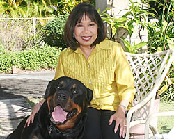 愛犬とエミーさん