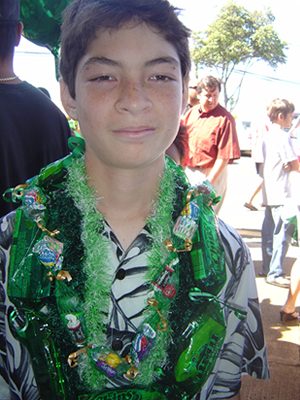 長男はハワイの高校生