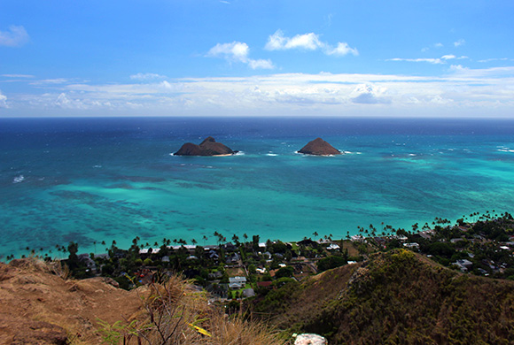 感動の景色に出会うハイキング、ラニカイ・ピルボックス・トレイル