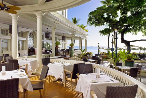 モアナ・サーフライダー・ウェスティン・リゾート&スパのレストラン、ザ・ベランダ