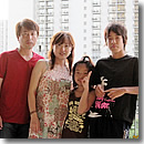 アロハ読者インタビュー 近澤智子・雅也・慎也・桃葉