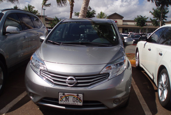 ハワイ旅行に当選した若村さん親子