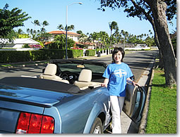 レンタカーでカハラへ