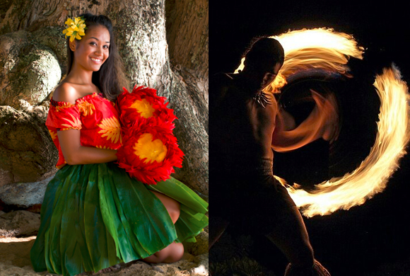 キングスビレッジでポリネシアン&ハワイアン・ダンスショー