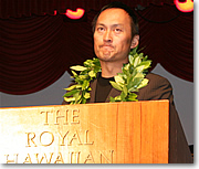 渡辺謙、スピーチ