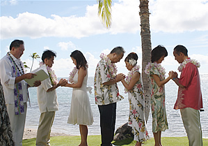 ハワイでメモリアル・ウエディング