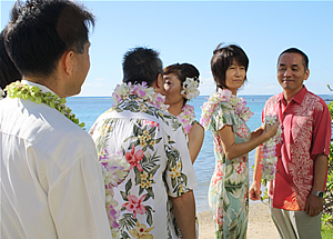 ハワイでメモリアル・ウエディング